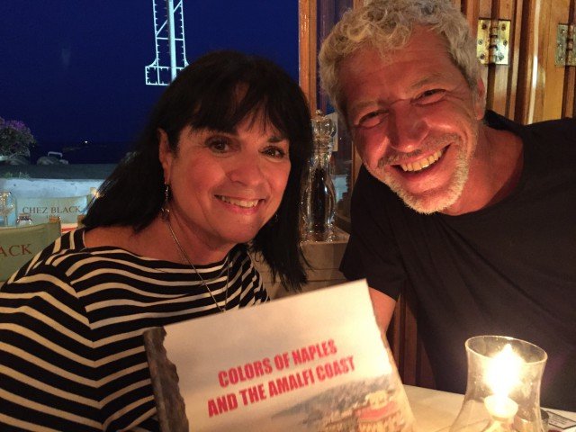 With Luca from Sailing and Sea in Positano Photo by Margie Miklas