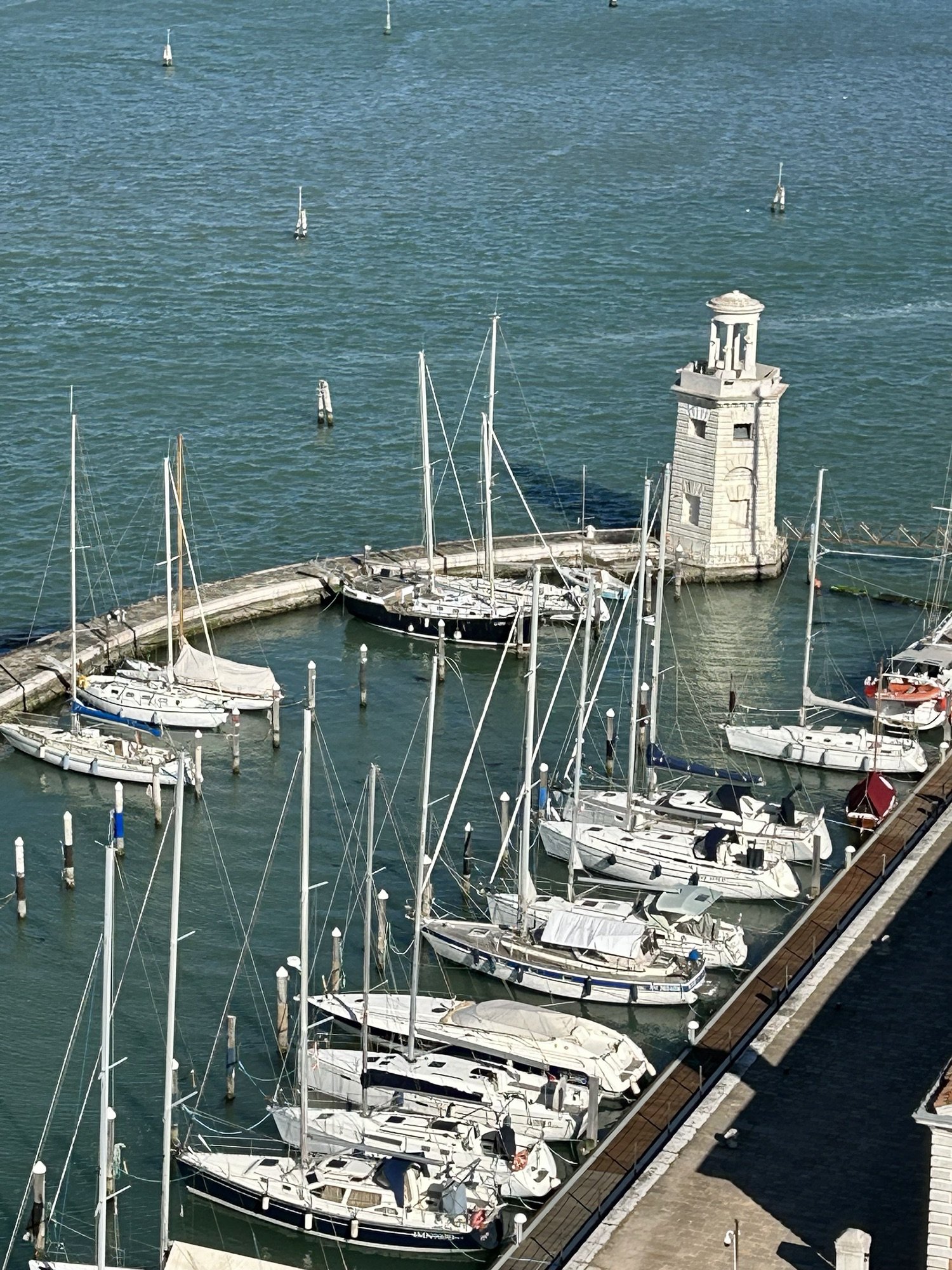 Marina and Lighthouse on San Giorgio Island-Photo by Margie Miklas