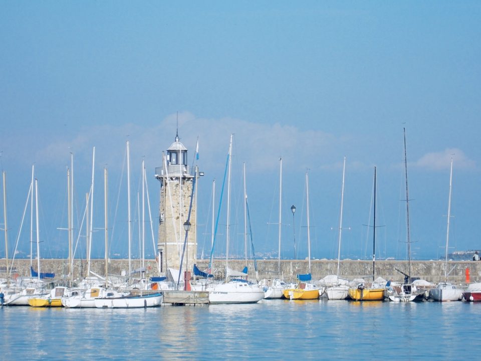 Faro di Desenzano Lighhouse on Lake Garda
